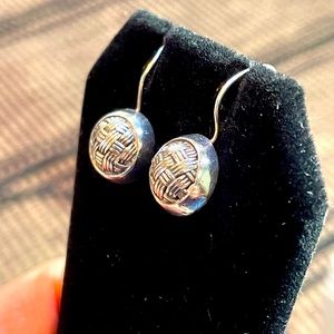 Sterling silver drop earrings